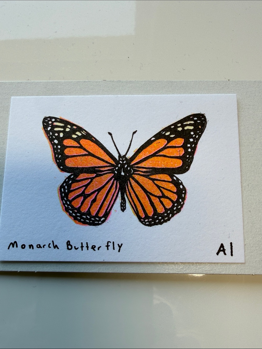 Inciardi Mini Prints from Vending Machine Monarch Butterfly, new